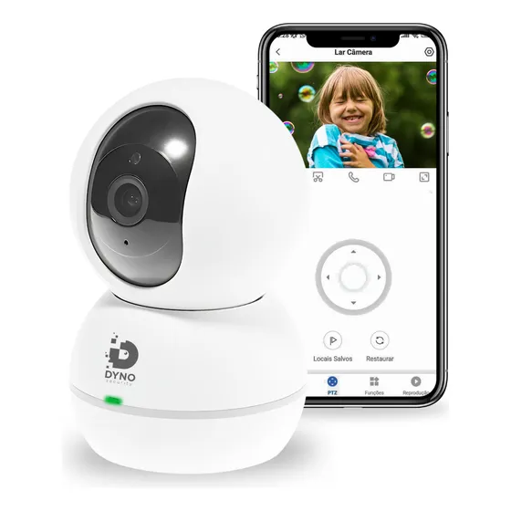 Câmera De Segurança Baba Eletronica Wifi 360º Rotativa Smart