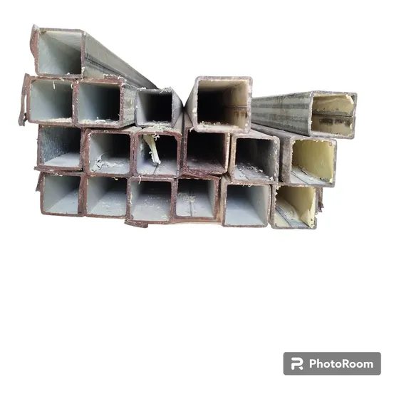 Tubo 1 1/2x1 1/2  Galvanizado 6 Mt De Largo Para Estructura