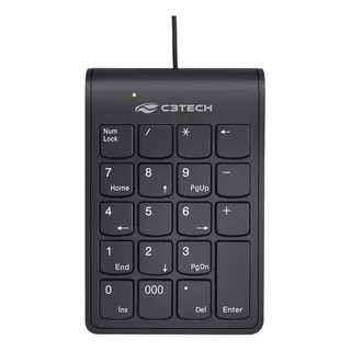 Teclado NĂșmerico Usb Kn-12bk C3tech Teclado NĂșmerico Usb Kn-12bk C3tech