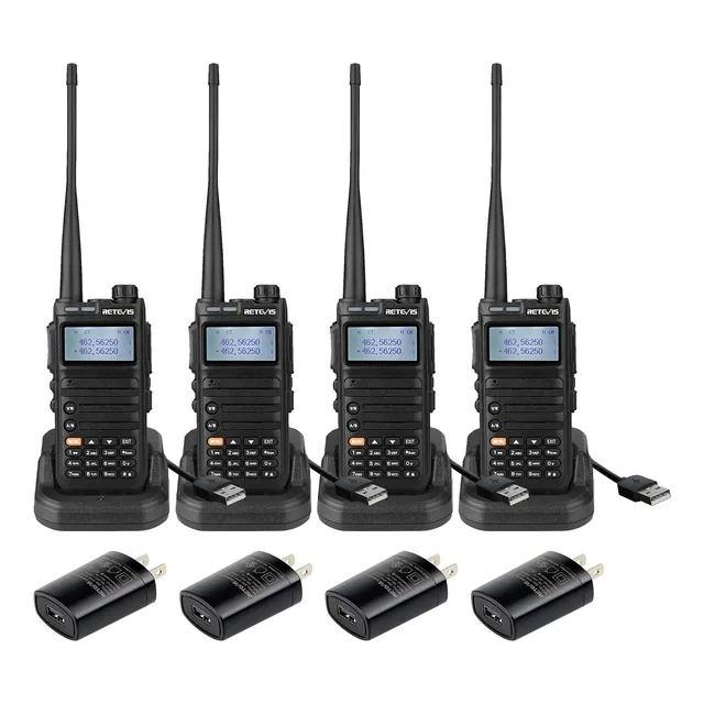 Ra85 Radio 2 Via Largo Alcance Resistente Walkie Talkie