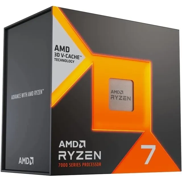 Procesador gamer AMD Ryzen 7 7800X3D 100-100000910WOF de 8 núcleos y 5GHz de frecuencia con gráfica integrada