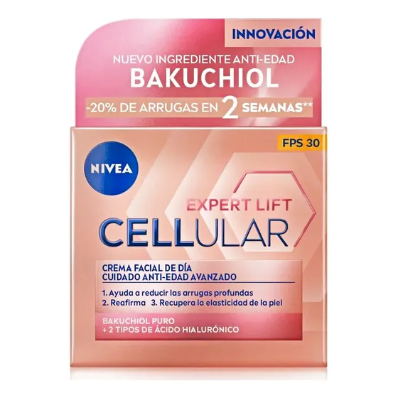 Crema Facial Antiedad De Día Nivea Cellular Lift Expert 50ml