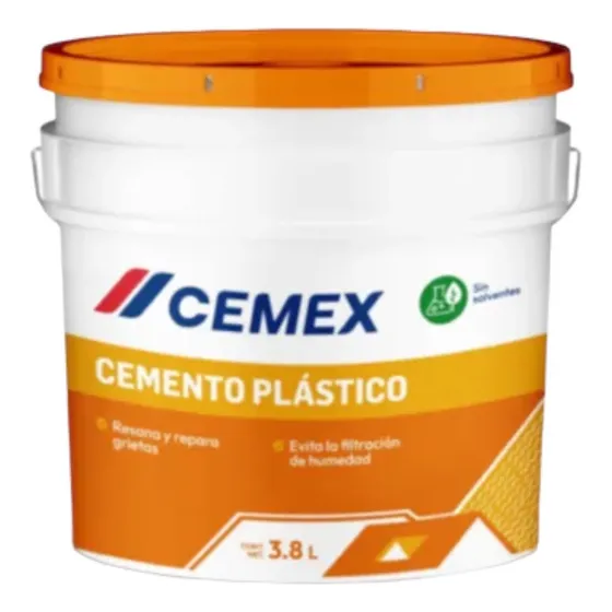 Cemex Cemento Plastico Resana Y Repara Grietas 3.8l
