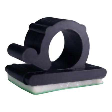 Kit 25 Clips 9mm Organizador Fixador Adesivo Cabo Fio Parede