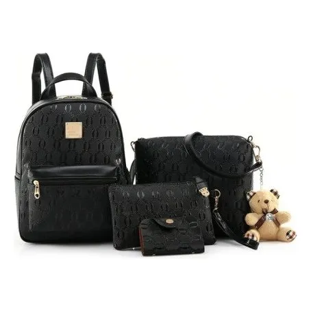 Set De Bolso 4 En 1 Dama Mujer Casual