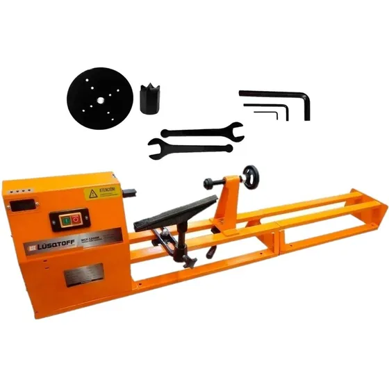 Torno Mecanico Paralelo Para Madera 350mm Motor 375w 1000mm