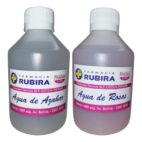 Pack Agua De Azahar + Agua De Rosas Rutina Facial