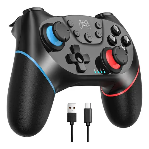 Joystick De Control Inalámbrico Para Nintendo Switch Pro Pc Negro ...