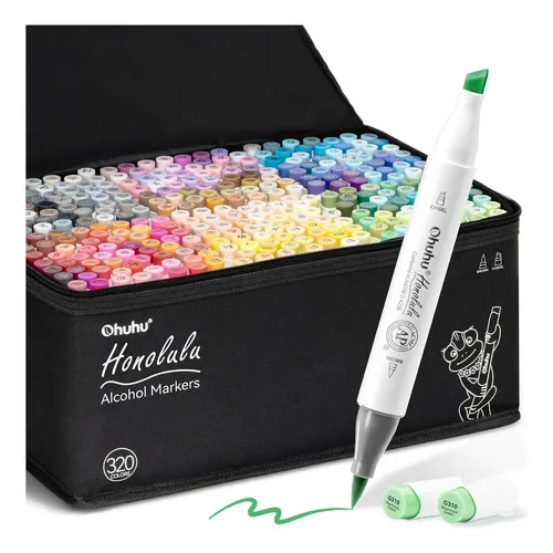 Kit de Marcador Artístico Copic Classic com 72 Cores (Set B