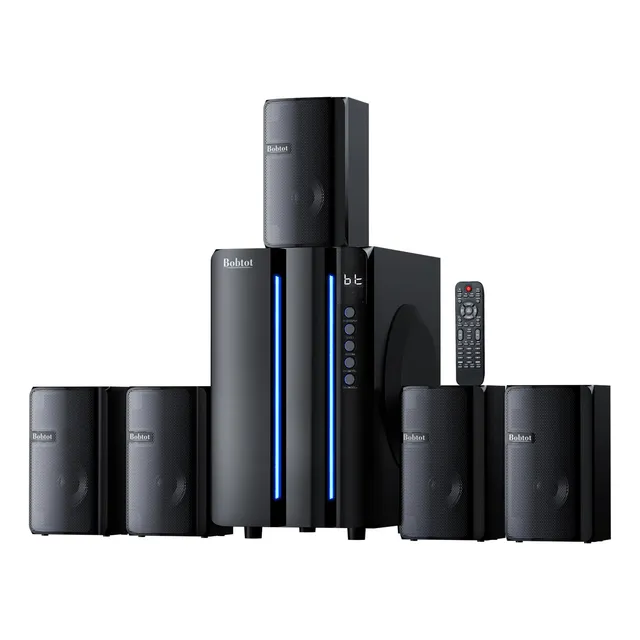 Sistema De Sonido Envolvente Bobtot B701d 800w 5.1/2.1 Ch