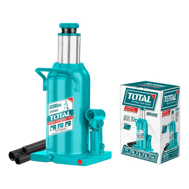 Gato Hidráulico Tipo Botella 20 Ton Total Tools