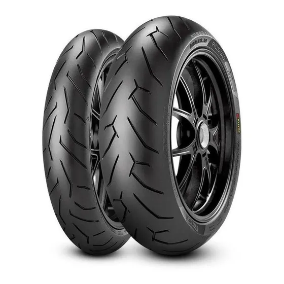 Par Pneu Pirelli Diablo Rosso 2 110/70-17 140/70-17 Mt03 R3