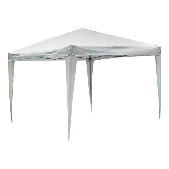 Gazebo Blanco Metal Y Poliester Dp004