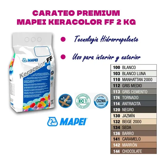 Carateo Premium Mapei Keracolor Ff 2kg