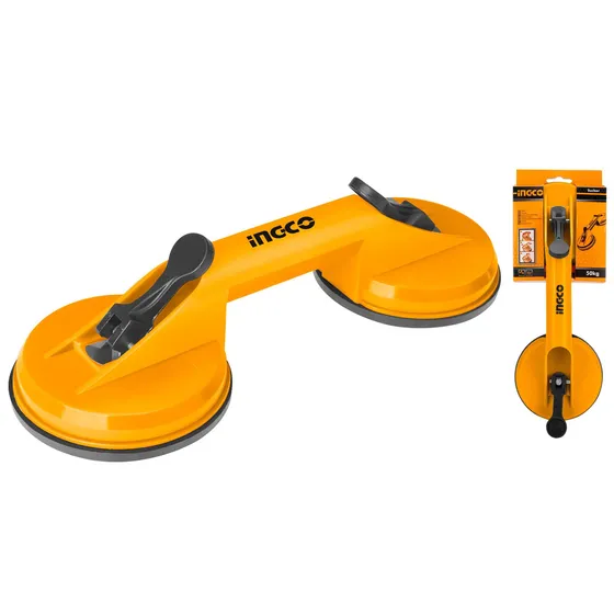 Ventosa Sopapa Para Vidrio Doble 11.5cm 50kg Ingco Hsu025001