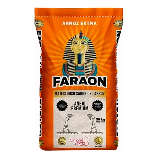 Arroz Faraon Extra Añejo Naranja Bolsa 50 Kg