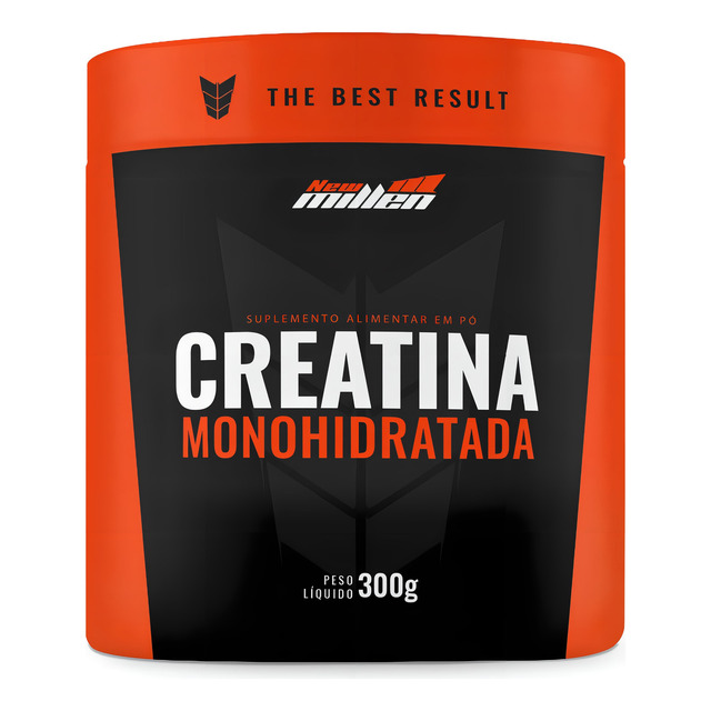 New Millen Creatina Monohidratada Pote 300gr Sabor Sem Sabor New Millen Creatina Monohidratada Pote 300gr Sabor Sem Sabor