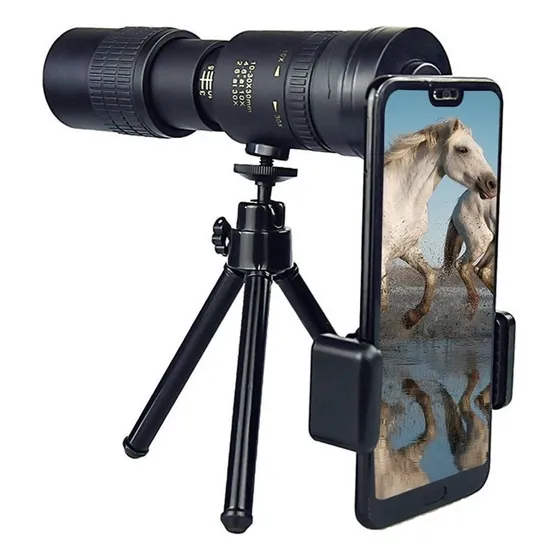 . L Monocular 4k 10-300x40mm Super Teleobjetiva Zoom