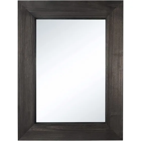 Espejo De Pared De Madera Rústica Para Baño, Espejo C...