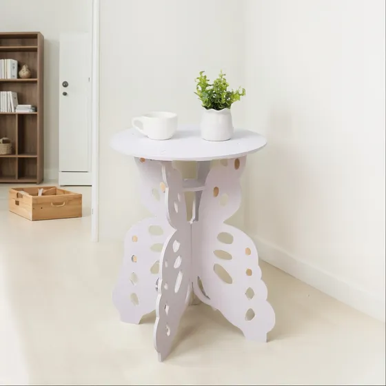 Mesa De Centro Redonda Con Diseño De Mariposas Estilo Moderno Para Decoración De Su Hogar De Alta Calidad Everest
