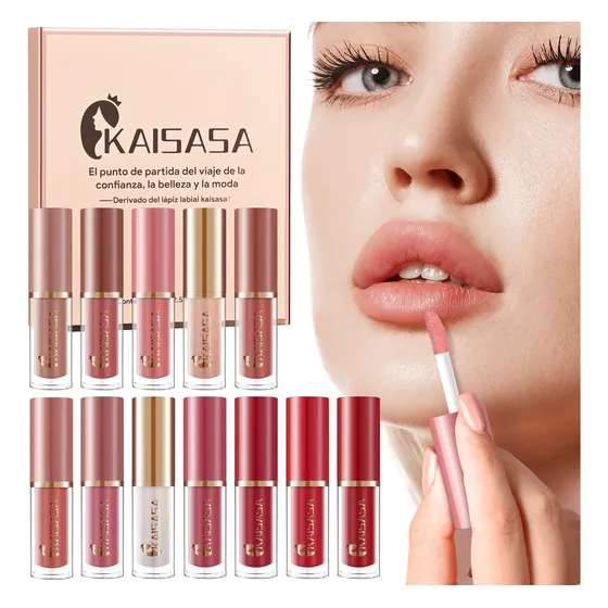 Kaisasa Set De Maquillaje Labial Gloss Gloss Indeleble
