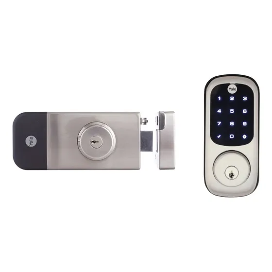 Cerradura Digital Yale Yxr226 Para Exterior Código Y Llave Color Satin