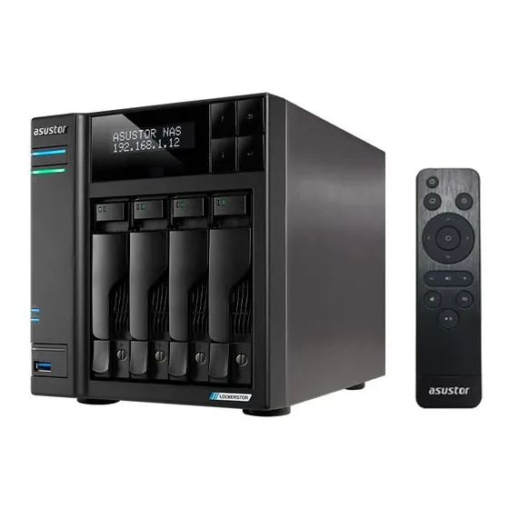 Asustor As6604t Na 4 Bahia Mando Disancia Ir Para Nas