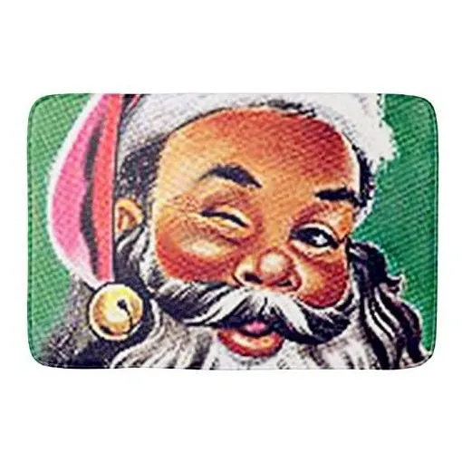 Felpudo Feliz Navidad Antideslizante Alfombra Baño Piso Para