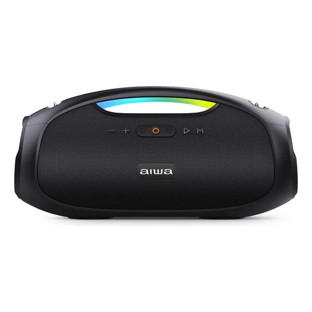 Parlante Portatil Bluetooth Aiwa Ipx6 Con Tws 60w Aw-s244bt Color Negro