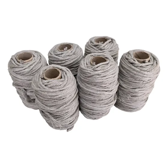 12 Pz Hilaza 3mm Macramé Algodón 200g, 50m. C/u