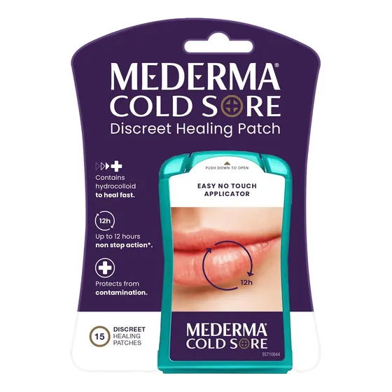 Parche Curativo Discreto Para El Herpes Labial Mederma (15 U