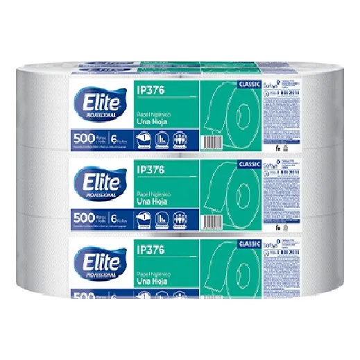 Papel Higienico Elite Plus Hs 500mts X 6 - Ip376
