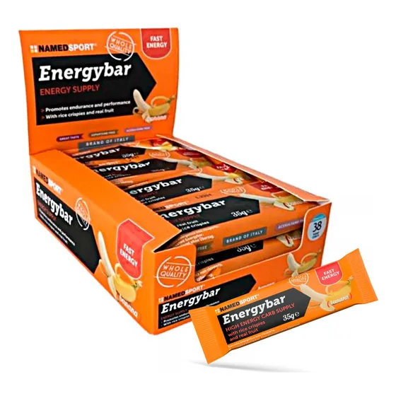 Caja X 12 Energybar Namedsport Sabor Banana