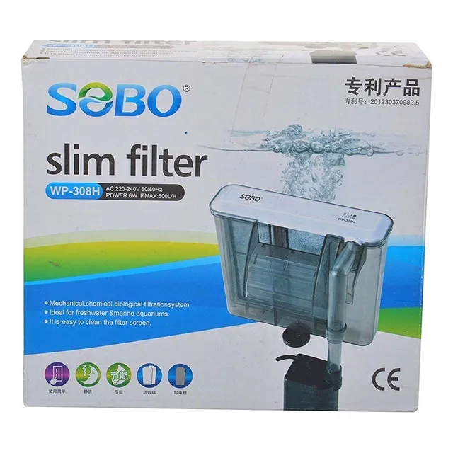 Filtro Cascada Sobo 580l/h Ultradelgado - Acuarios