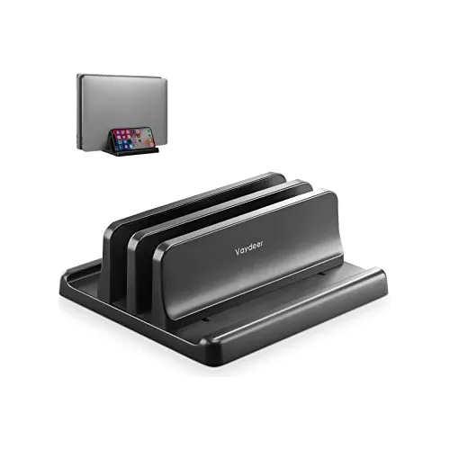 Soporte Vertical Para Laptop Ajustable Doble Ranura