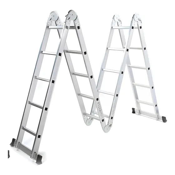 Escalera Multifuncion Aluminio Articulada Plegable 4x5