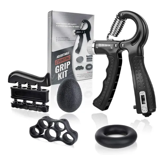  Set Hand Grip Fortalecedor Agarre De Mano Antebrazo Estres