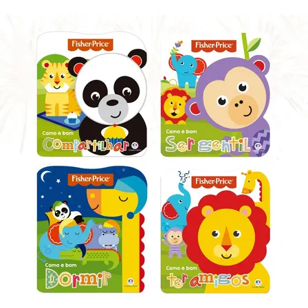 Kit Com 4 Livros Infantis Fisher-price Da Coleção Como É Bom Ter , Da Editora Ciranda Cultural
