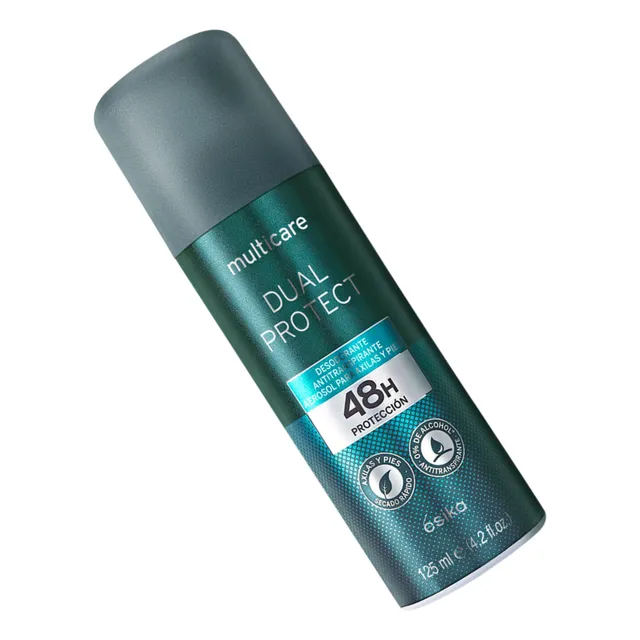 Desodorante Aerosol Para Axilas Y Pies Ésika Dual Protect