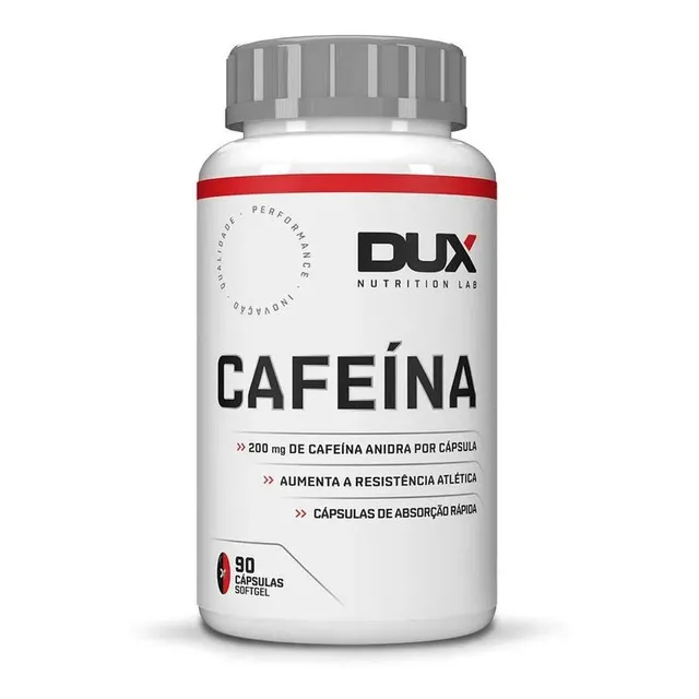 Termogenico Queimador Gordura Cafeina Pré Treino Dux 200mg 