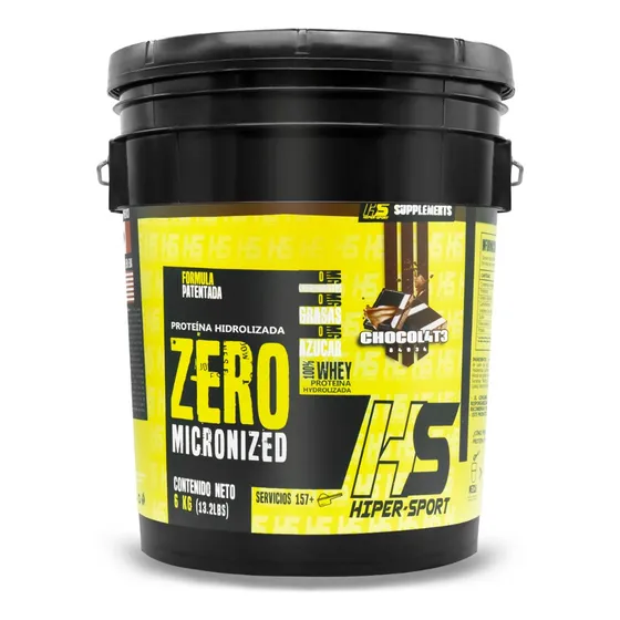 Proteína Whey Hs Hidrolizada Isolate Hiper Sports 6 Kg Sabor Chocolate