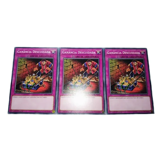 Yugioh - 3x Reckless Greed / Ganância Descuidada Sdpl-pt038