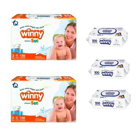 Winny Etapa 3 X200 +300 Pañitos - Unidad a $112