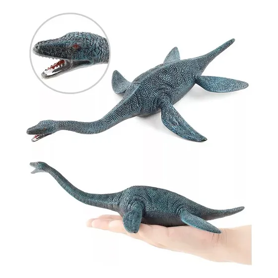 Figura Plesiosaurio Dinosaurio Jurásico Marino Realista 30cm