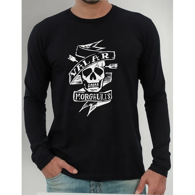 Camiseta Manga Longa Valar Morghulis, Game Of Thrones