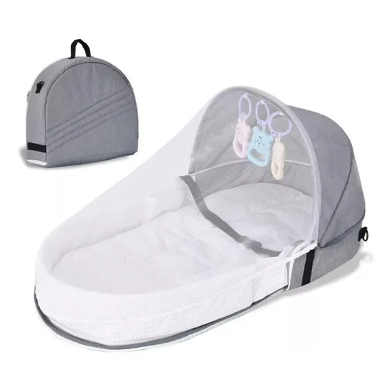 Cama Para Bebé Recién Nacido, Plegable, Mosquitera