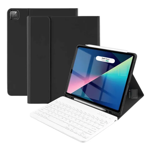 Funda Con Teclado Mas Mouse Para iPad Pro 11 4a 3a 2a Gen
