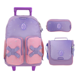 Kit De Mochila Lonchera Y Lapicera Princesas Stardust Vs6003 Kit De Mochila Lonchera Y Lapicera Princesas Stardust Vs6003
