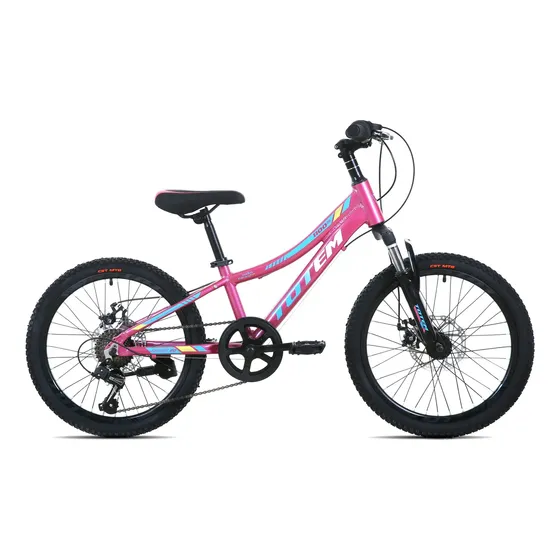 Bicicleta Totem Mtb Aro 20 Modelo 1100 Rosado