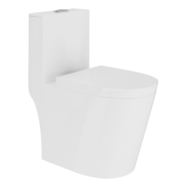 Vaso Sanitário Monobloco - Caixa Acoplada Completo Privada Cor Branco Vaso Sanitário Monobloco - Caixa Acoplada Completo Privada Cor Branco